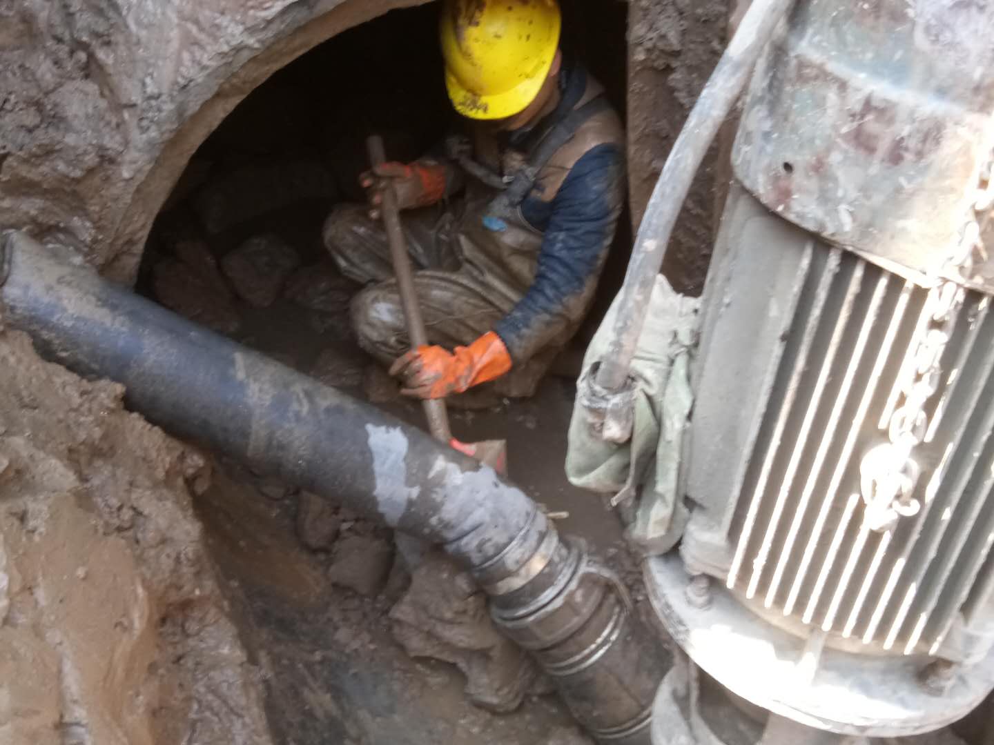 木棠镇管道清淤